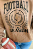 Khaki Rugby FOOTBALL SEASON Graphic Game Day Sweatshirt