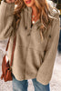 Medium Grey Fleece Zip Up Drawstring Hooded Pocketed Jacket