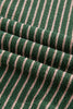 Green Stripe Striped V Neck Patchwork Long Sleeve Regular Fit Cardigan