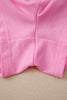 Bonbon Colorblock Edge Drop Shoulder T Shirt and Skort 2Pcs Set