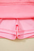Sachet Pink Slim Tank Top Elastic Waist Mini Skort 2pcs Outfit