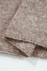 Gray Morn Contrast Colored Dot Detail Drop Shoulder Sweater