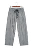 Black Stripe Drawstring Casual Loose Pants