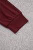 Red Dahlia Colorblock Raglan Long Sleeve T Shirt