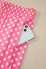 Blue Polka Dot Print Slim Tank Loose Pants 2pcs Outfit