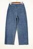Ashleigh Blue Stitched Raw Hem Wide Leg Loose Jeans