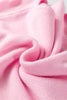 Pink Solid Color Knit Loose Bracelet Sleeve Dolman Sweater