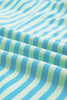 Pink Stripe Color Block Detail Long Sleeve Pullover Elastic Waist Pull On Shorts 2pcs Set