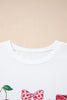 White Coquette Cowgirl Elements Printed Relaxed Tee