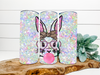 Bubblegum Bunny Glitter Tumbler