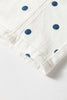 Pink Polka Dot Print Seam Detail Barrel Jeans