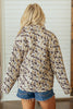 Multicolour Camouflage Quilted Metal Button Collar Long Sleeve Puffer Coat