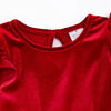 CHRISTMAS RED VELVET TULLE DRESS