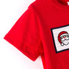 BOYS CHRISTMAS SANTA CLAUS EMBROIDERY SMOCKED OUTFIT SET