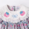 GIRLS HALLOWEEN&THANKSGIVING PUMPKIN EMBROIDERY DRESS