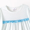 GIRLS CHRISTMAS SNOWMAN APPLIQUE DRESS