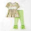 GIRLS FALL&WINTER GOD IS GOOD EMBROIDERY SMOCKED OUTFIT SET