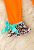 Howdy Pumpkins Cream Tunic w/Bell Sleeves & Orange Pants