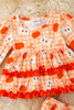 Ghost Printed Cute Ruffle Tunic and Baby Bloomers