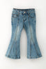 Bootcut Denim Pants w/ adjustable waistband