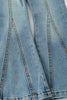 Bootcut Denim Pants w/ adjustable waistband