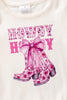 Howdy Western Printed Tunic w/ruffle hem & floral pants