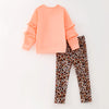 GIRLS THANKSGIVING TURKEY APPLIQUE OUTFIT SET