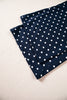 Brown Polka Dot Drawstring Wide Leg Long Sleeve Top Pant Set