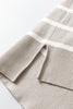 Parchment Side Slits Crewneck Short Sleeve Sweater Tee