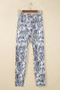 Multicolour Camouflage Pattern High Waist Leggings