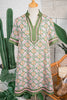 Multicolour Boho Geometric Flower Print Short Sleeve Loose Mini Dress