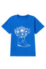 Blue Sunflower Boots Graphic Western Fashion T Shirt