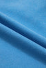 Blue Vintage Distressed Ribbed Mineral Wash Tank Top