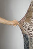 Brown Western Print Casual Shift Jeans