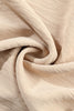 Apricot Short Bubble Sleeve Smocked Wide Leg Jumpsuit