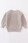 Grey pullover sweater