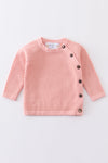 Pink buttons sweater-baby