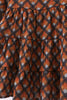 Premium brown plaid muslin dress