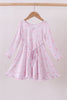 Premium pink boots bamboo dress