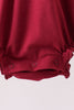 Premium Maroon Georgia bulldog bow embroidery bubble