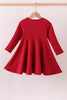 Premium Red Alabama elephant applique dress