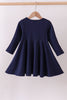 Premium Navy Clemson tiger applique dress