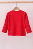 Premium Red Georgia bulldog embroidery top