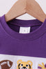 Premium Purple LSU tiger applique top