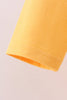 Premium Yellow LSU Go Team embroidery top