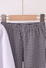 Premium White Alabama elephant embroidery pants set