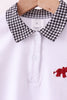 Premium White Alabama elephant embroidery pants set