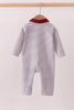 Premium Maroon Mississippi bulldog embroidery romper