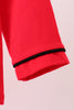 Premium Red Georgia bulldog embroidery cardigan