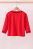 Premium Red Georgia bulldog embroidery cardigan